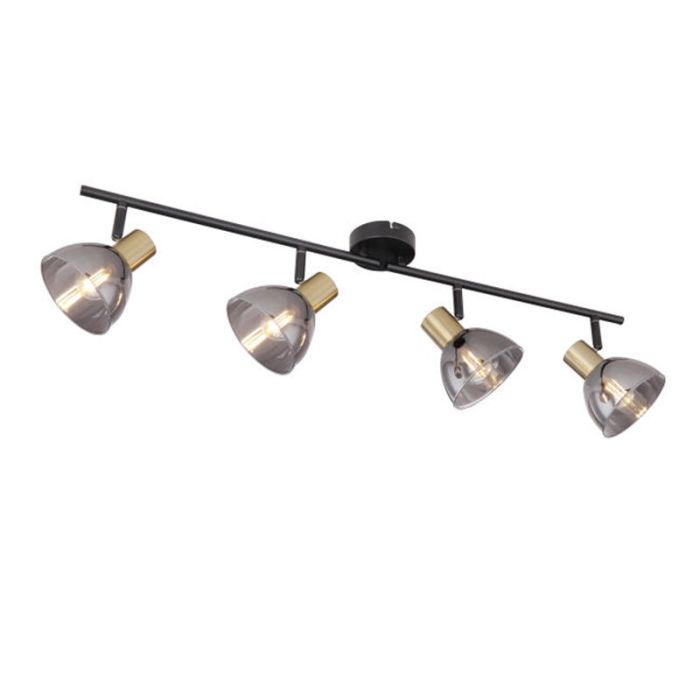 Goldene moderne Deckenstrahler Glas, Arthur