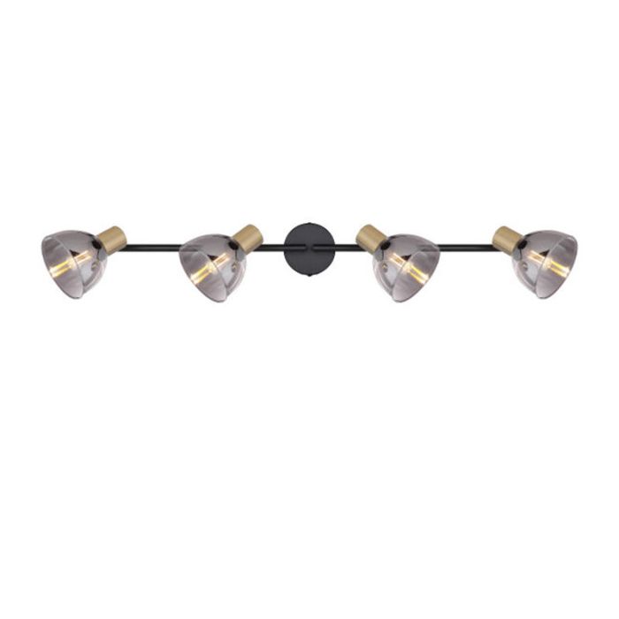 Goldene moderne Deckenstrahler Glas, Arthur