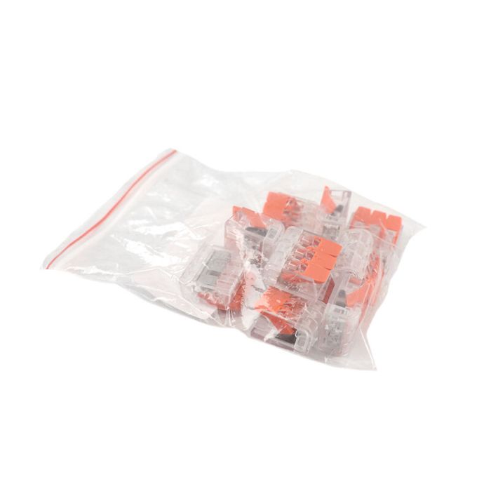 Schweißklemme 3-Loch 4mm, wiederverschließbar, verpackt pro 10
