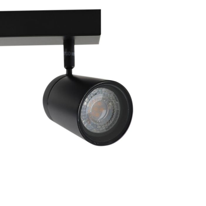 Schwarze Deckenstrahler Ciara, Aluminium, modern, IP44
