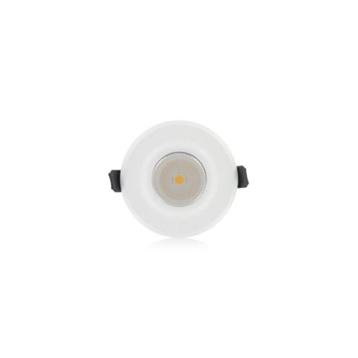 Weiße Downlight Rexe, Glas, 6w Warmweiß integriert LED