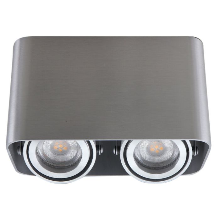 Moderne Aufbauspot Silber, Bera