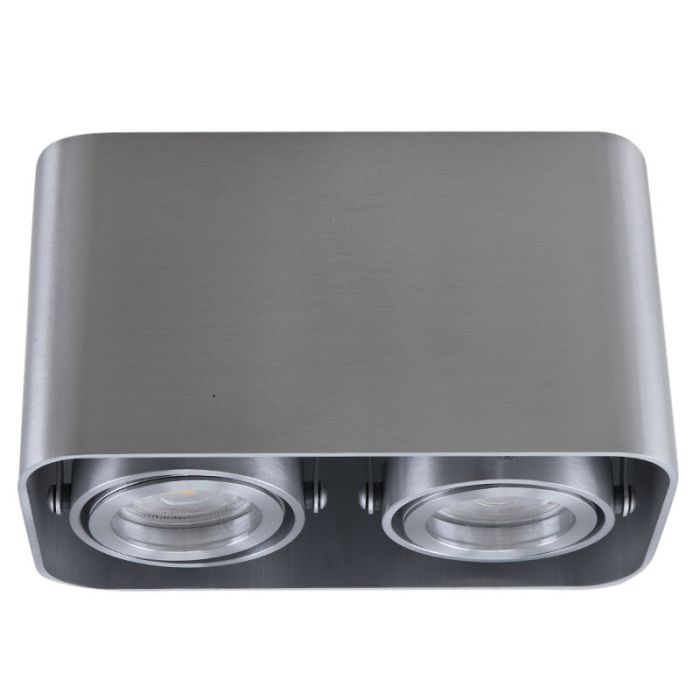 Moderne Aufbauspot Silber, Bera