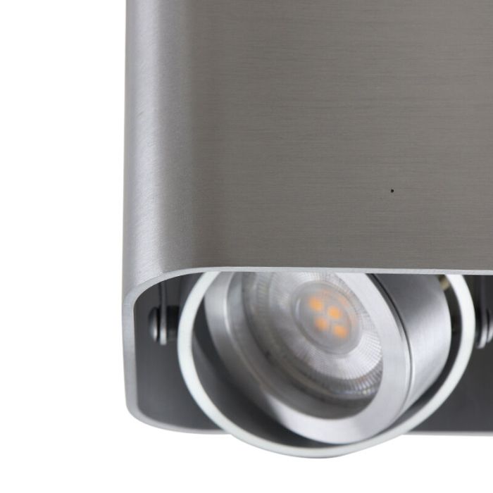 Moderne Aufbauspot Silber, Bera