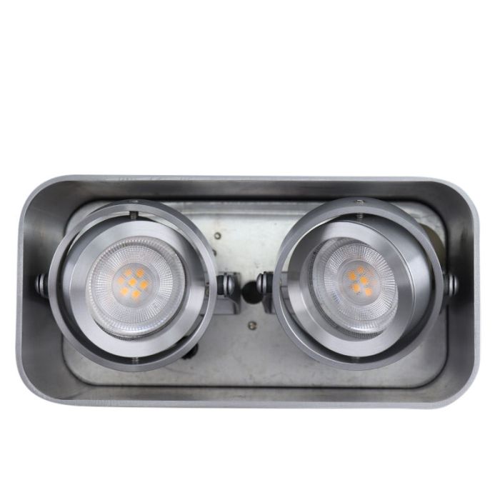 Moderne Aufbauspot Silber, Bera