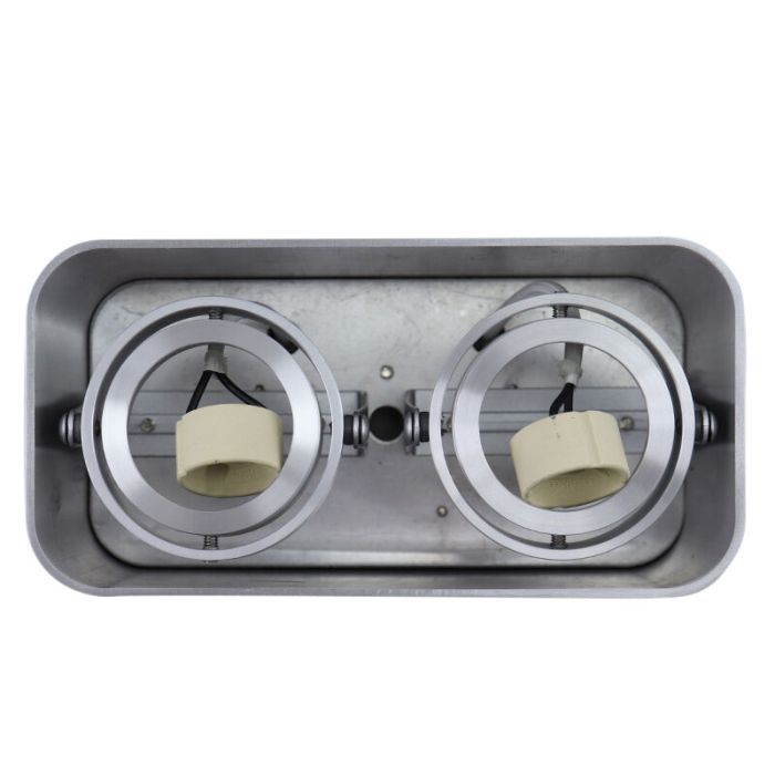 Moderne Aufbauspot Silber, Bera