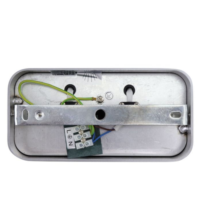 Moderne Aufbauspot Silber, Bera
