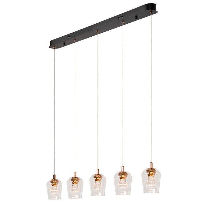 Transparente Pendelleuchte Modern, Berliane, 4W, 2700K LED