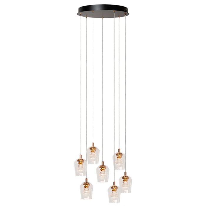 Transparente Pendelleuchte Modern, Berliane, 4W, 2700K LED
