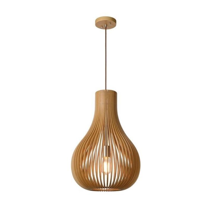 Holz Pendelleuchte Braun, Bodo