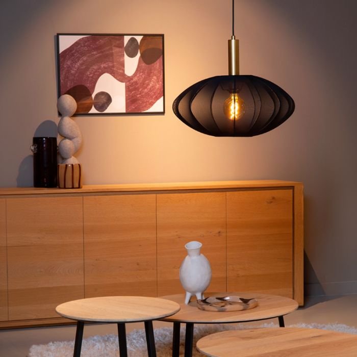 Schwarze Pendelleuchte Modern, Corina