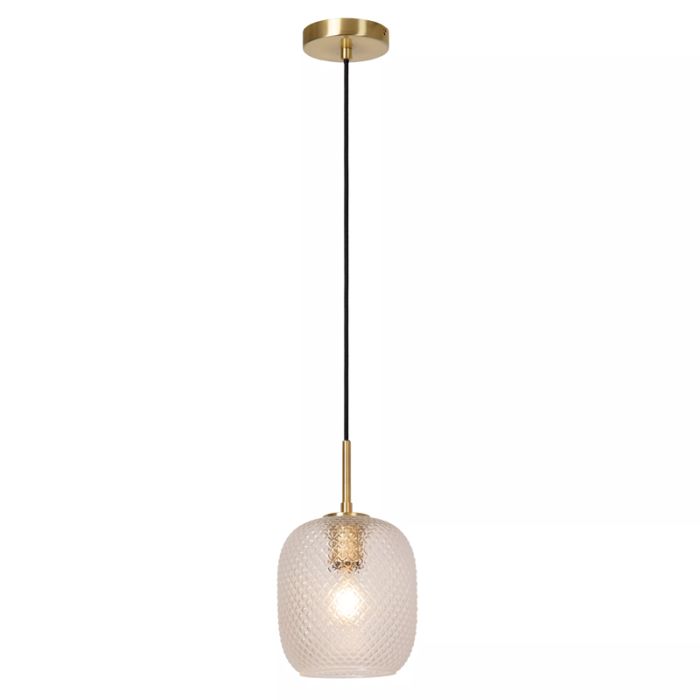 Goldene Pendelleuchte Retro, Alicent