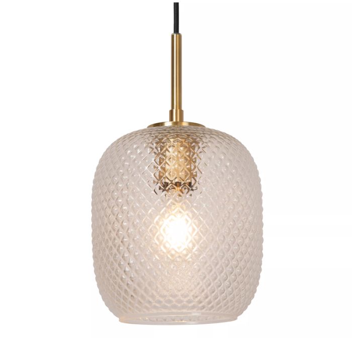 Goldene Pendelleuchte Retro, Alicent
