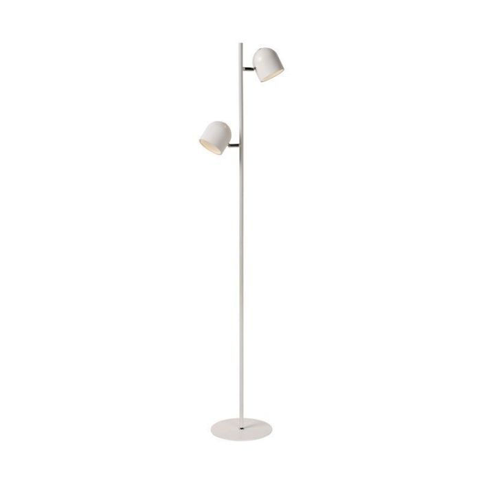 Weiße Stehlampe Modern, Skanska, 5W, 2700K LED, mit Touch-Dimmer