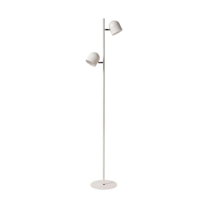 Weiße Stehlampe Modern, Skanska, 5W, 2700K LED, mit Touch-Dimmer