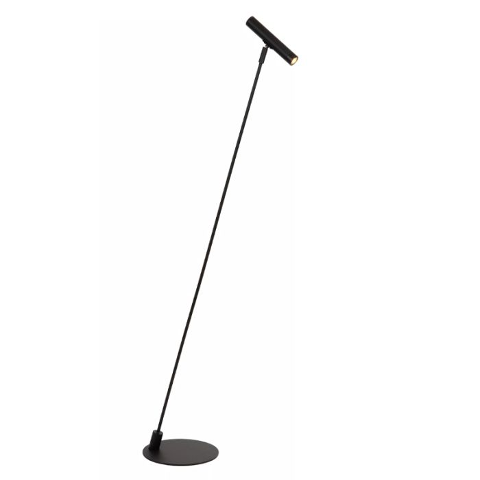 Schwarze Stehlampe Modern, Alec, mit Schalter