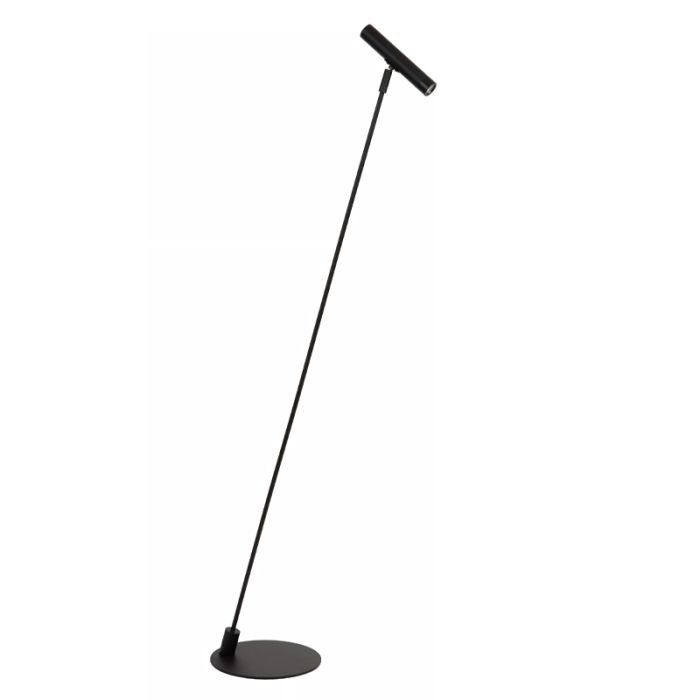 Schwarze Stehlampe Modern, Alec, mit Schalter