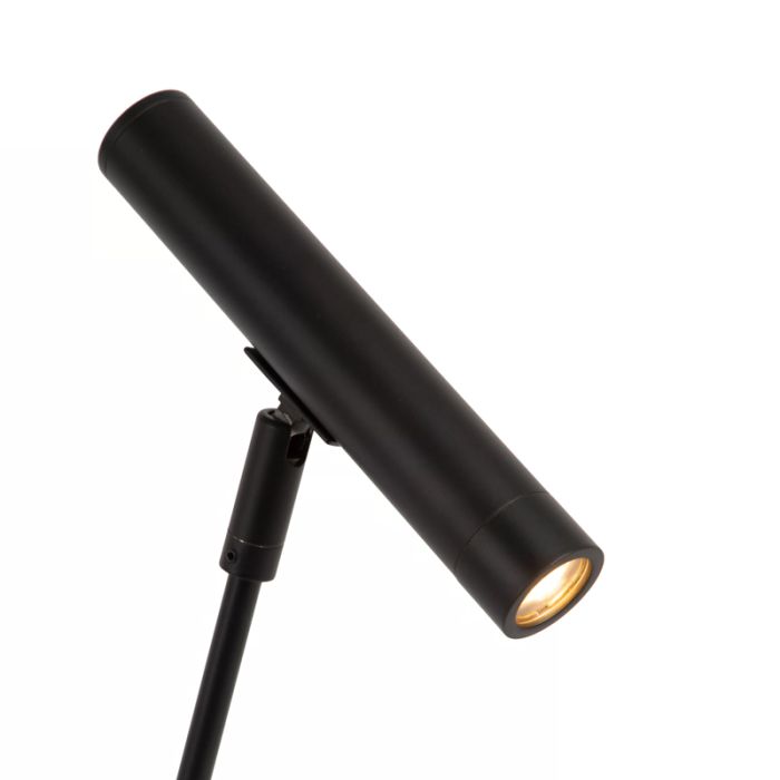 Schwarze Stehlampe Modern, Alec, mit Schalter
