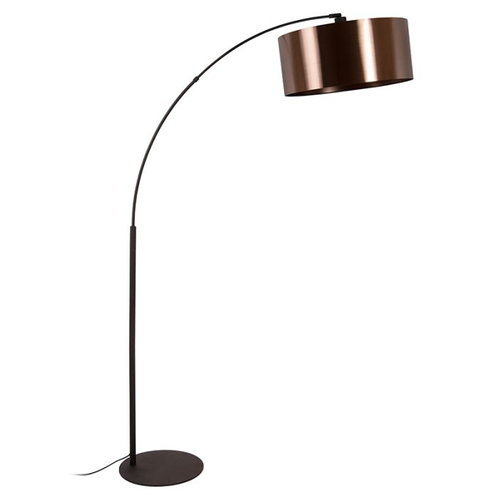 Rostfarbene Bogenlampe Modern, Rankos, mit Schalter