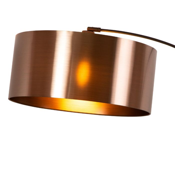 Rostfarbene Bogenlampe Modern, Rankos, mit Schalter