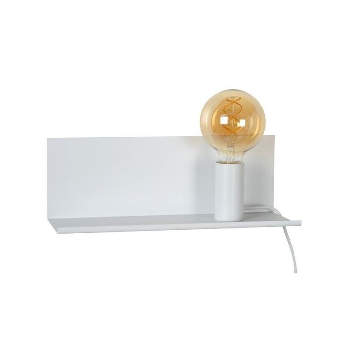 Weiße Wandleuchte Modern, Sebo, mit Schalter