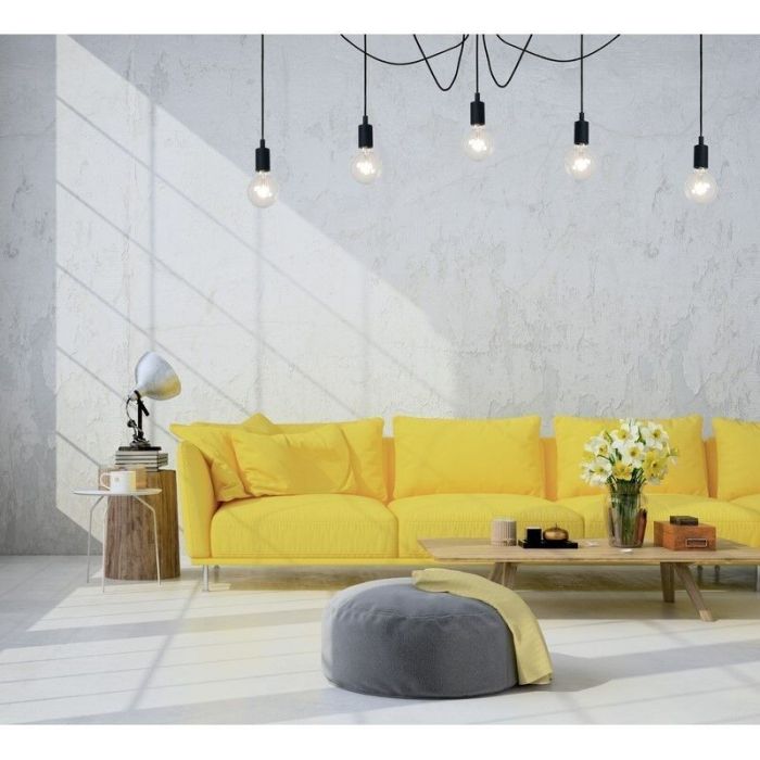 Schwarze Pendelleuchte Modern, Fix