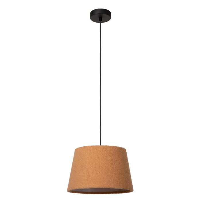 Gelbe Pendelleuchte Vintage, Woolly