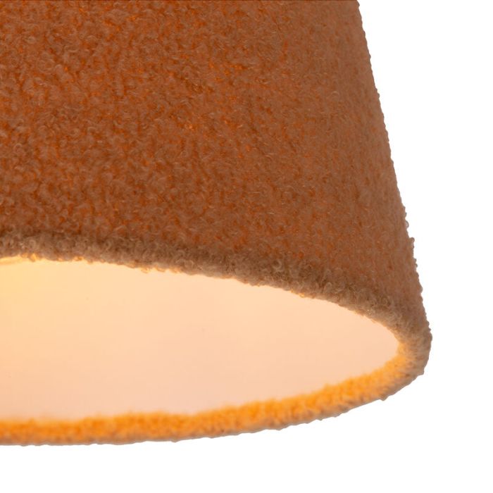 Gelbe Pendelleuchte Vintage, Woolly