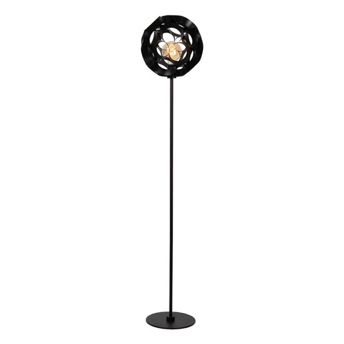 Schwarze Stehlampe Modern, Hannelore