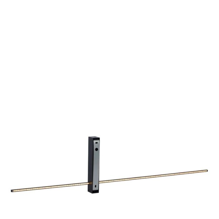 Schwarze Wandleuchte Modern, Segin, 10W, 2700K LED
