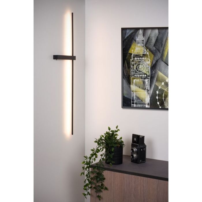 Schwarze Wandleuchte Modern, Segin, 10W, 2700K LED