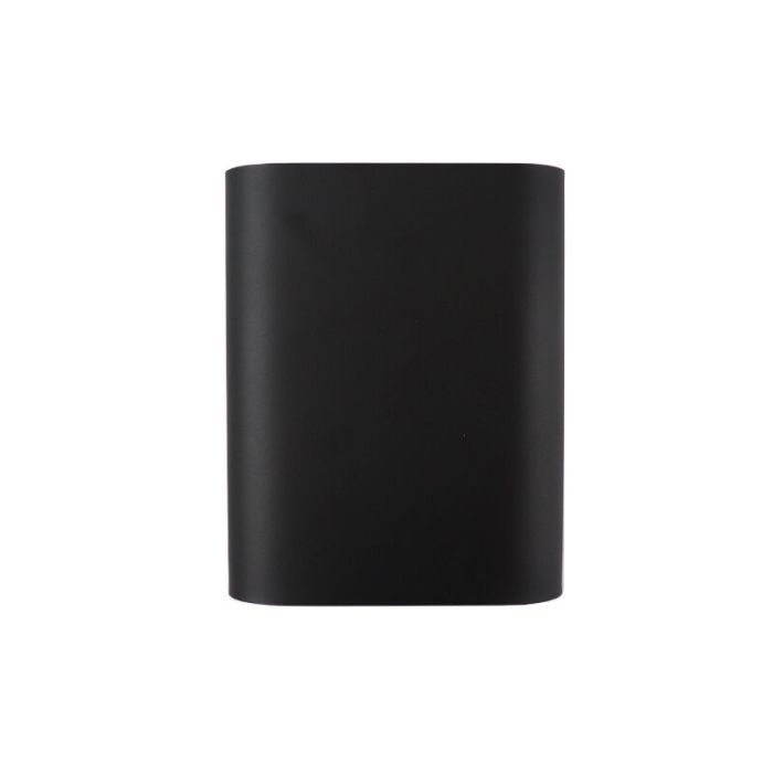 Schwarze Up down Wandleuchte Modern, Ovalis