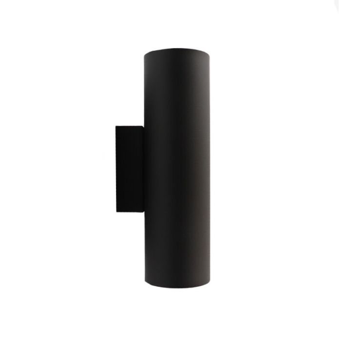 Schwarze Up down Wandleuchte Modern, Ovalis