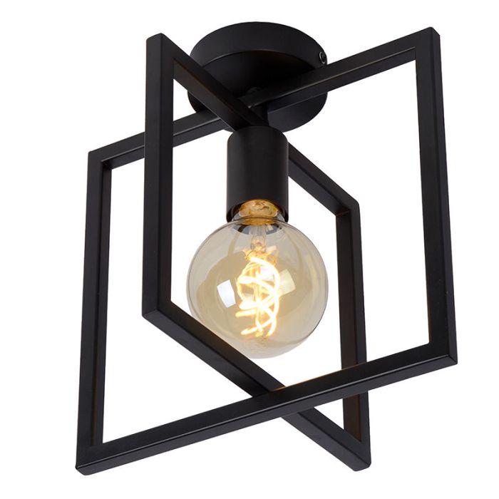 Schwarze Deckenlampe Modern, Luuk