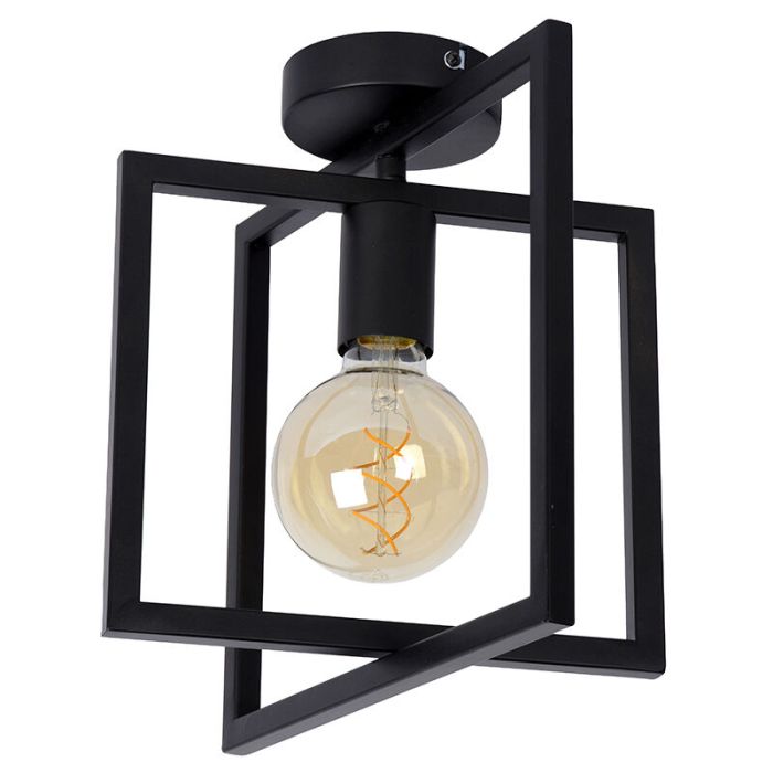 Schwarze Deckenlampe Modern, Luuk