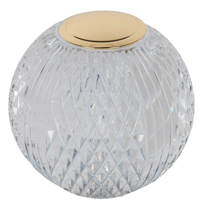 Transparente Tischleuchte Modern, Cintra, 1,5W, 2700K LED, 3-stufig dimmbar
