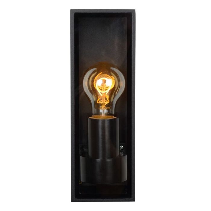 Schwarze Außenleuchte Modern, Dukan, IP65