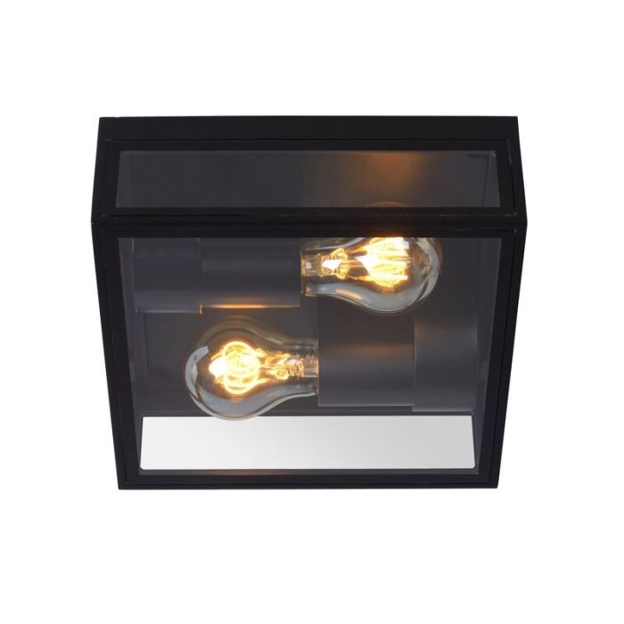 Schwarze Deckenlampe Modern, Dukan, IP65