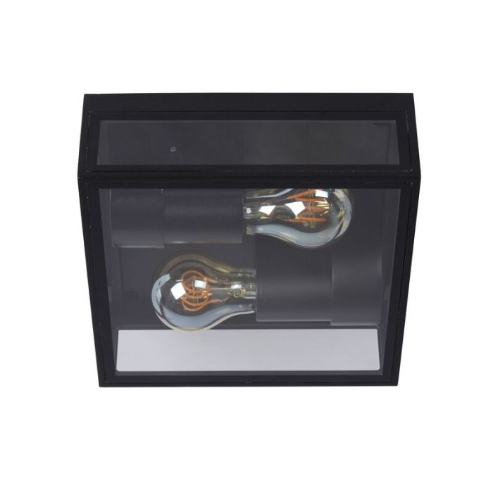Schwarze Deckenlampe Modern, Dukan, IP65