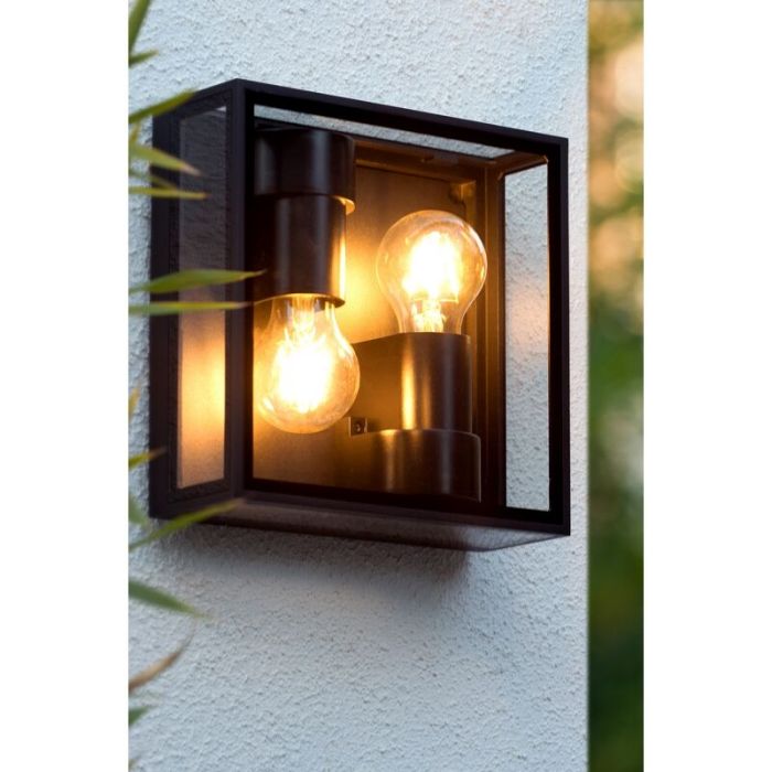Schwarze Deckenlampe Modern, Dukan, IP65