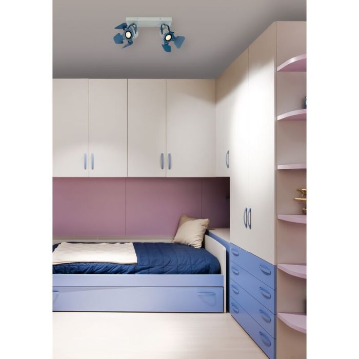 Blaue Kinderzimmer Deckenstrahler Modern, Picto