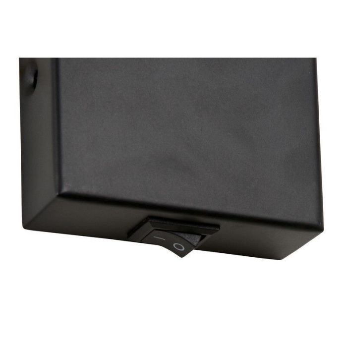 Schwarze Wandleuchte Modern, Buddy, 3W, 4000K LED, mit Schalter