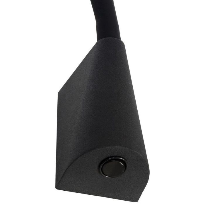 Schwarze Wandleuchte Modern, Galen, 3W, 3000K LED, mit Schalter