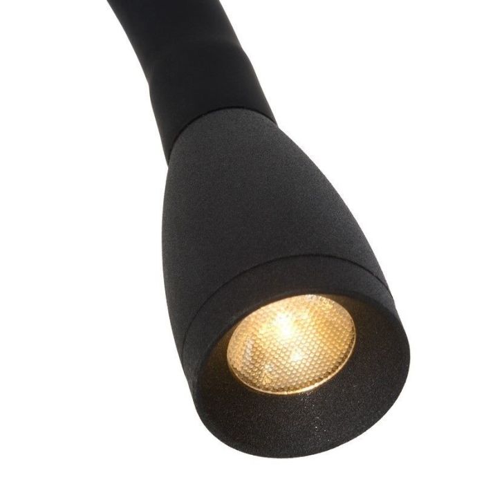 Schwarze Wandleuchte Modern, Galen, 3W, 3000K LED, mit Schalter