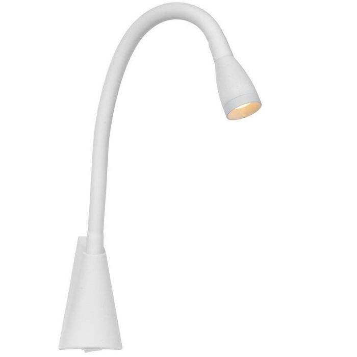 Weiße Wandleuchte Modern, Galen, 3W, 3000K LED, mit Schalter