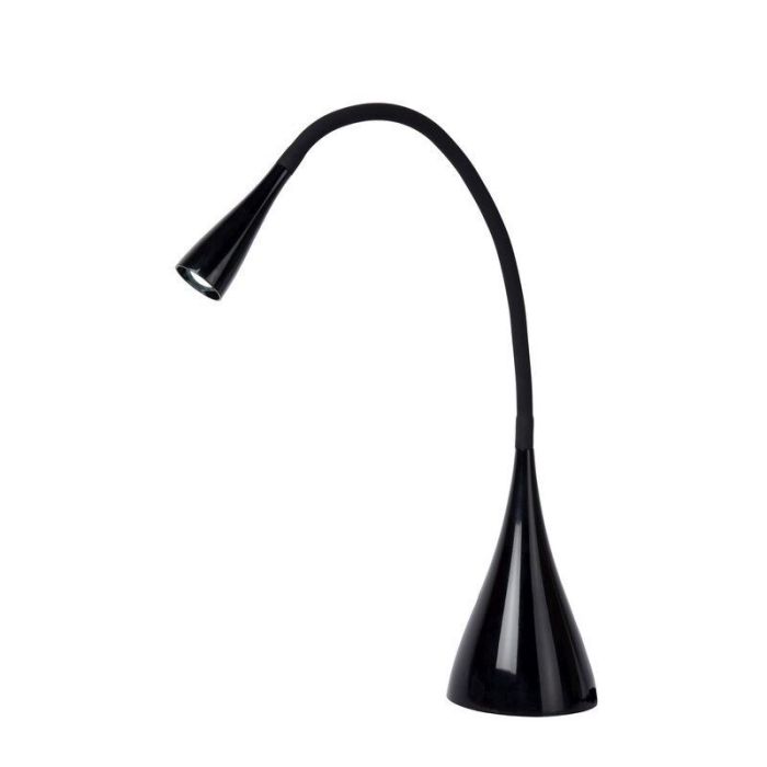 Schwarze Schreibtischlampe Modern, Zozy, 3W, 3000K LED, mit Touch-Dimmer