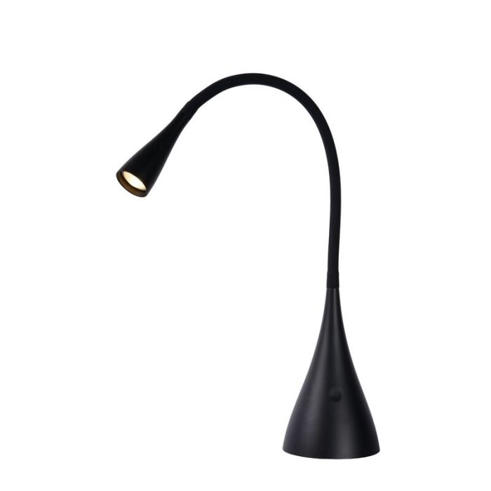 Schwarze Schreibtischlampe Modern, Zozy, 3W, 3000K LED, 3-stufig dimmbar