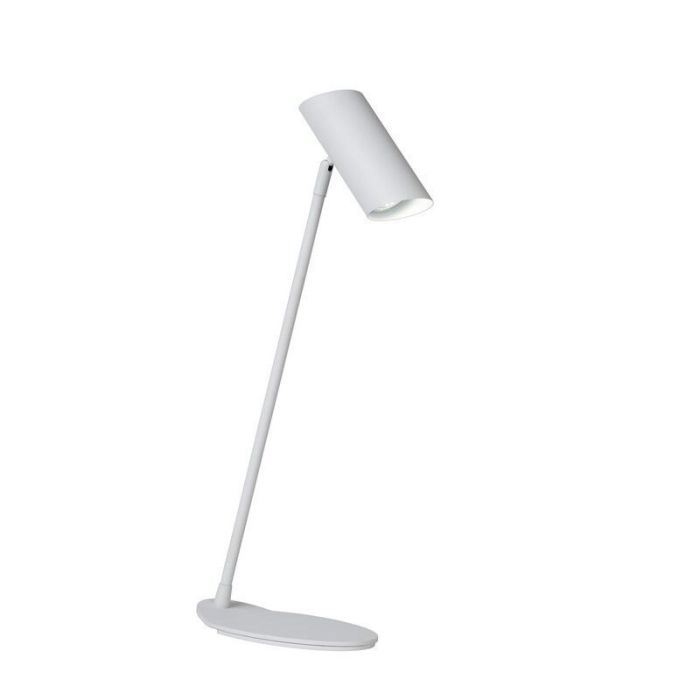 Weiße Schreibtischlampe Modern, Hester, mit Schalter