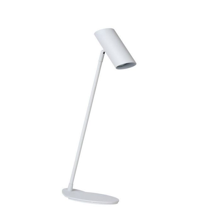 Weiße Schreibtischlampe Modern, Hester, mit Schalter