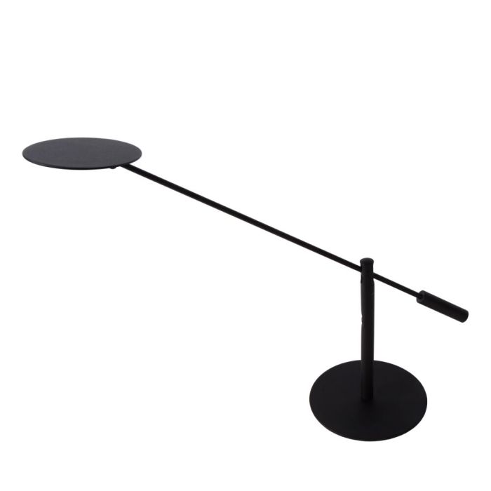 Schwarze Schreibtischlampe Modern, Anselmo, 9W, 3000K LED, mit Touch-Dimmer